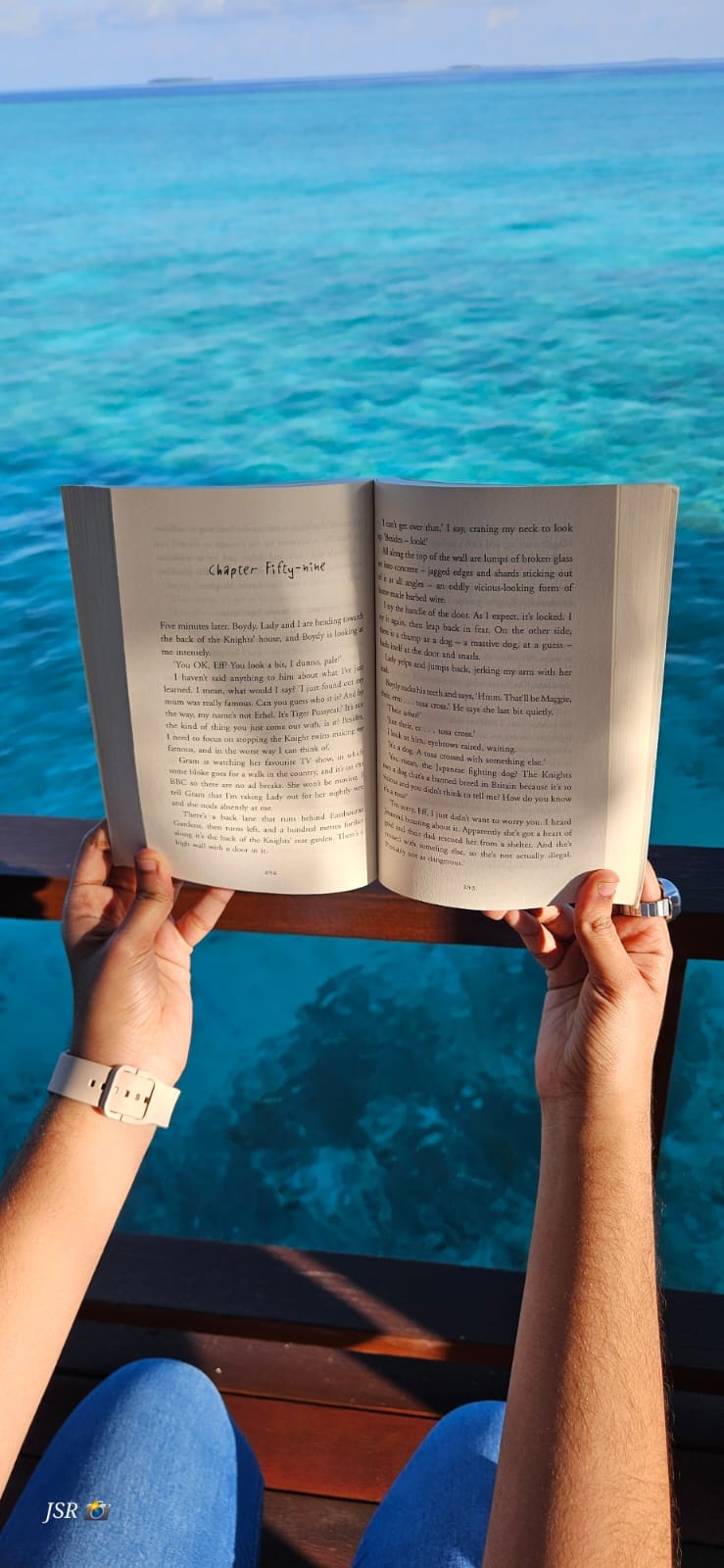 Reading by the Ocean