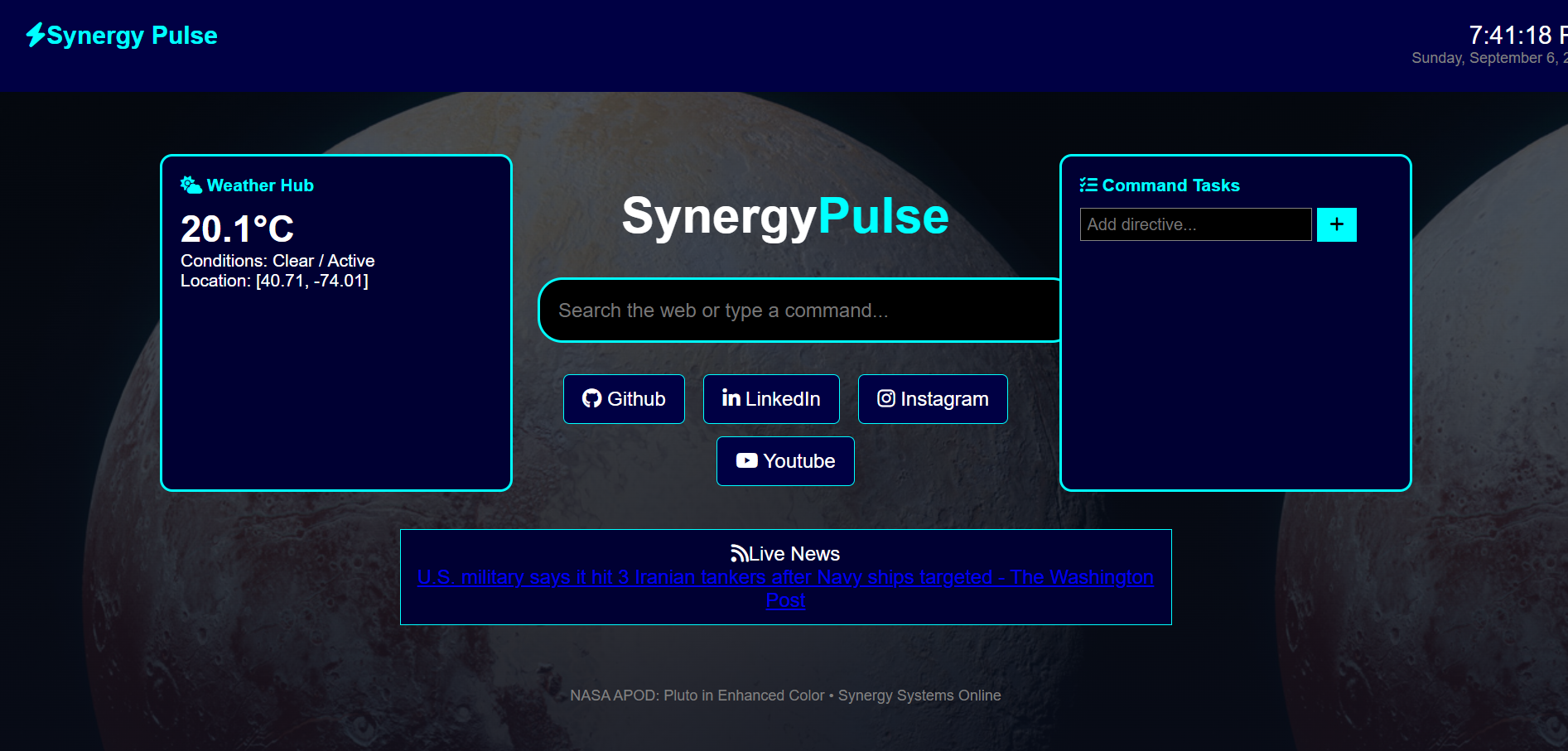 A website that has it's own pulse!